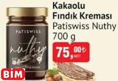 PATİSWİSS NUTHY KAKAOLU FINDIK KREMASI PATİSWİSS NUTHY KAKAOLU FINDIK KREMASI